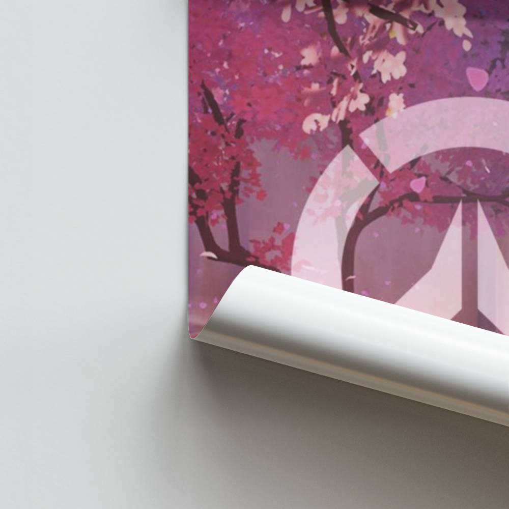 Poster Sakura-Heiligtum