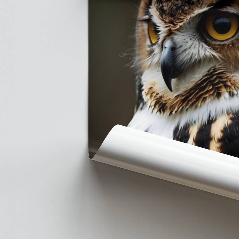 Poster Majestätische Eule