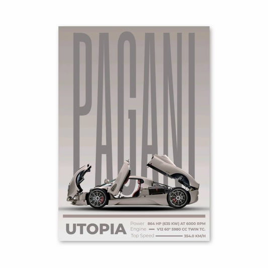 Poster Utopia Pagani