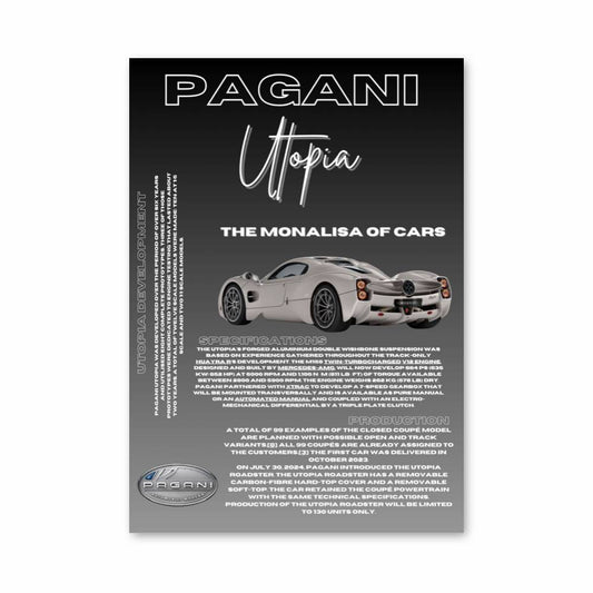 Poster Utopia de l'Automobile