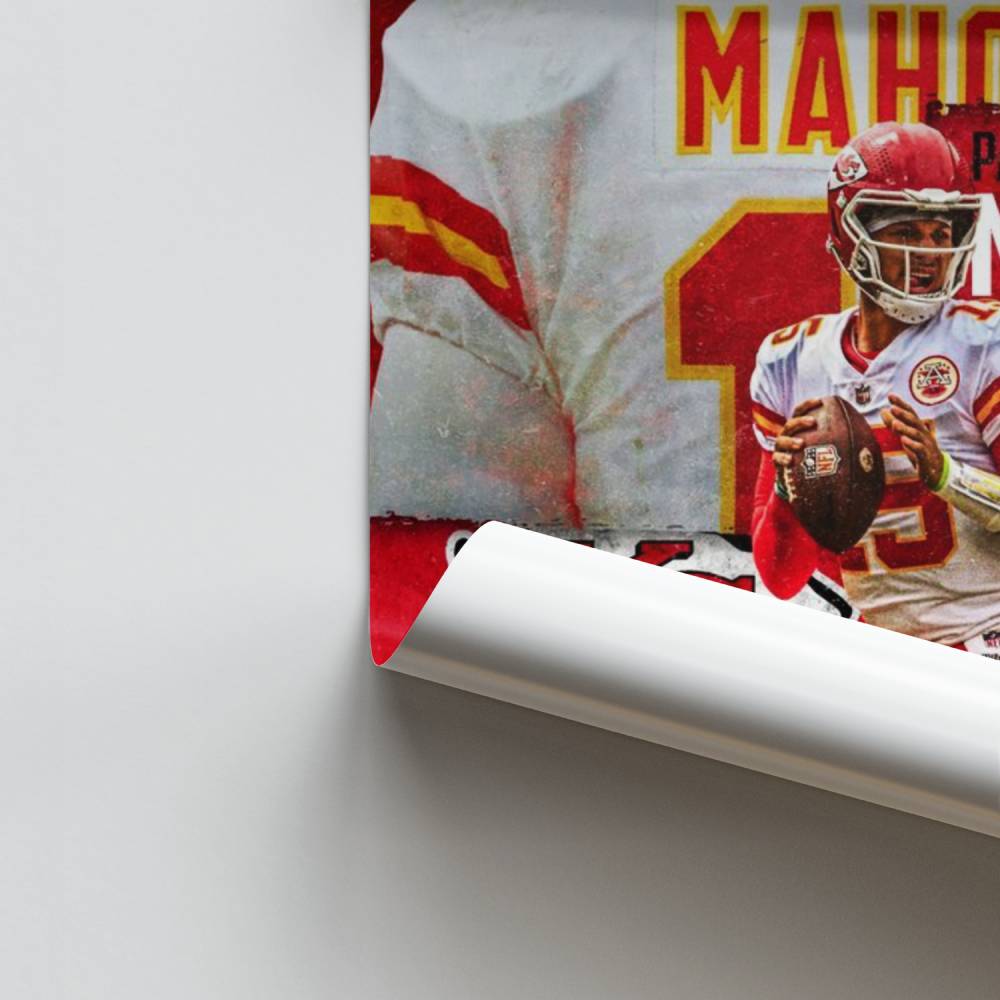 Poster Touchdown Rouge