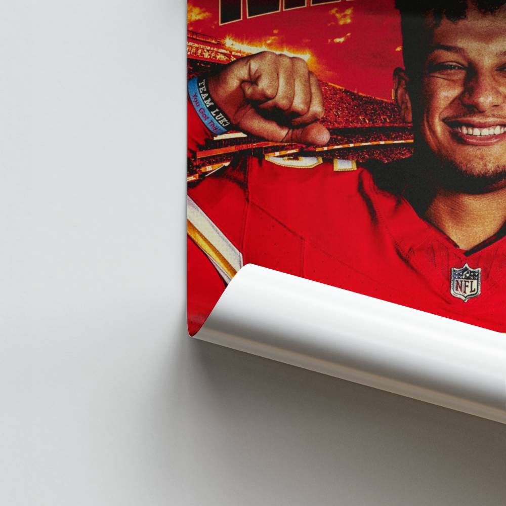 Rotes Superstar-Poster
