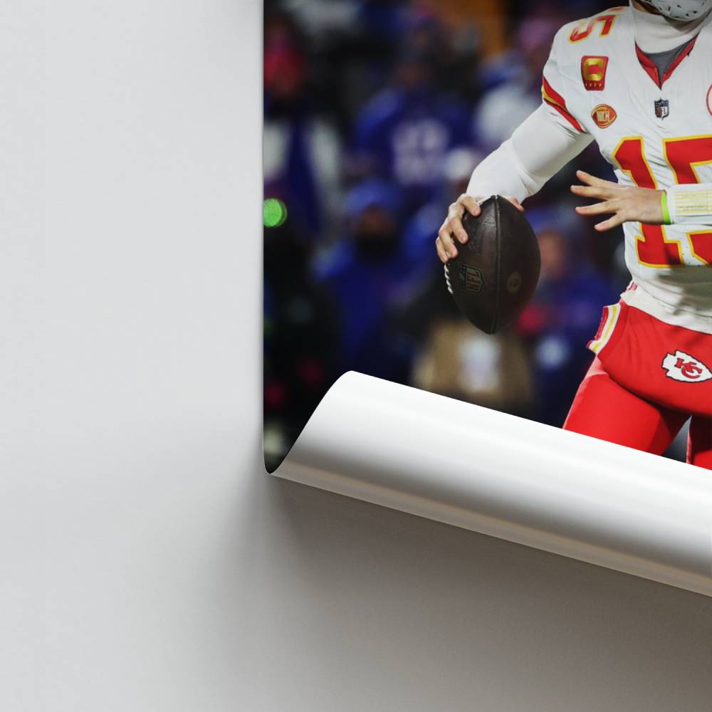 Poster Quarterback in Aktion