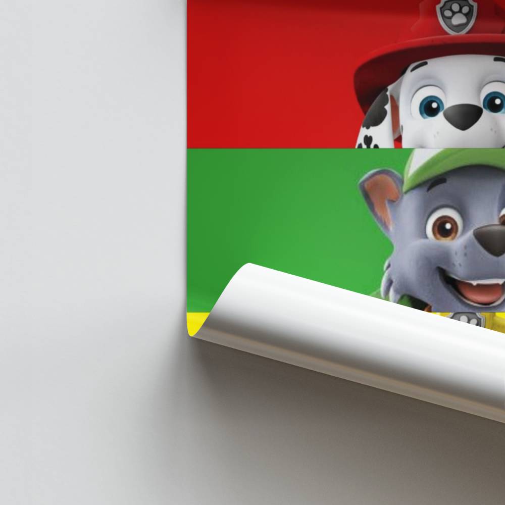 Poster Paw Patrol Farben