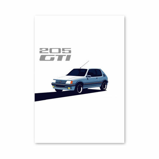 Poster 205 GTI Classic