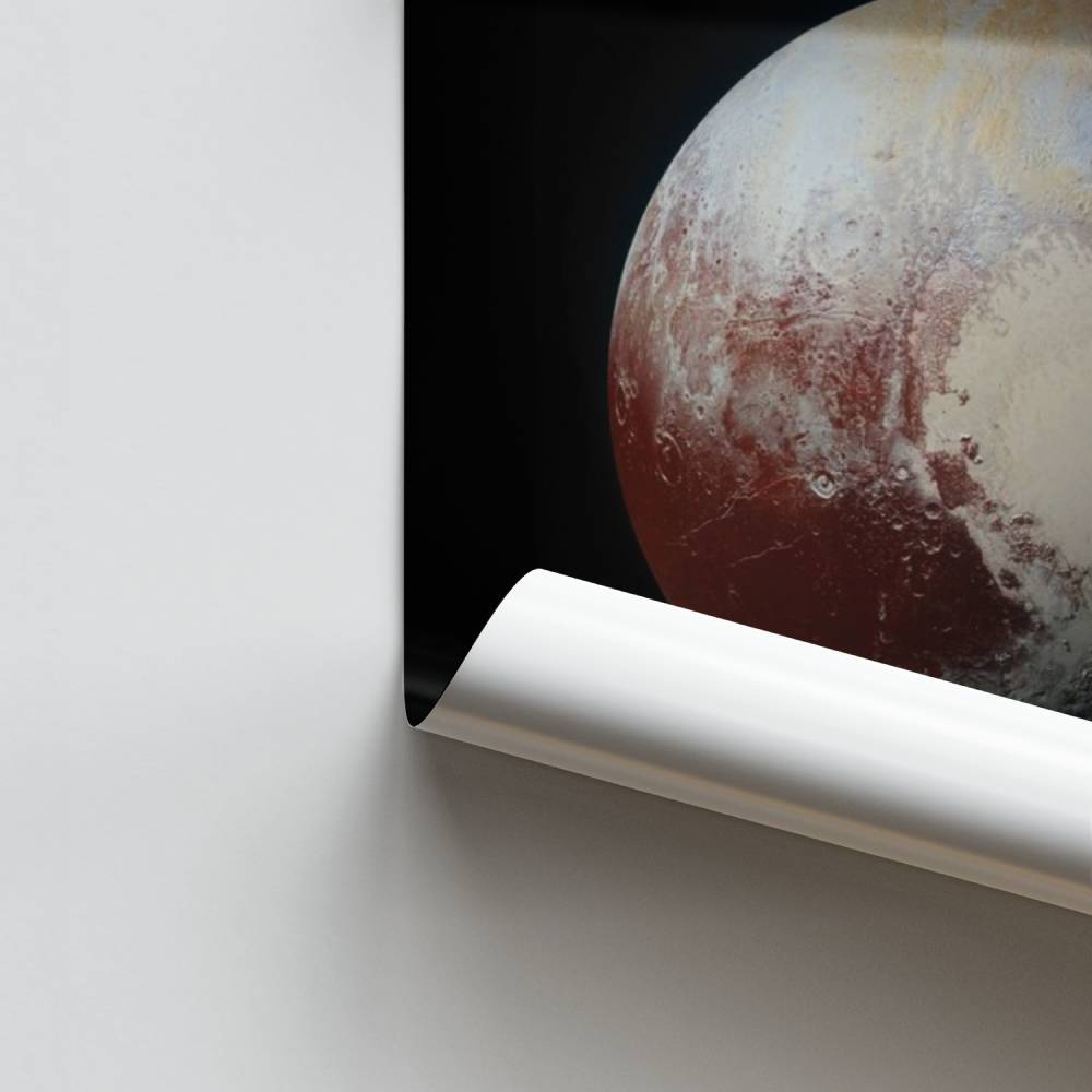 Poster zum Pluto-Sonnensystem