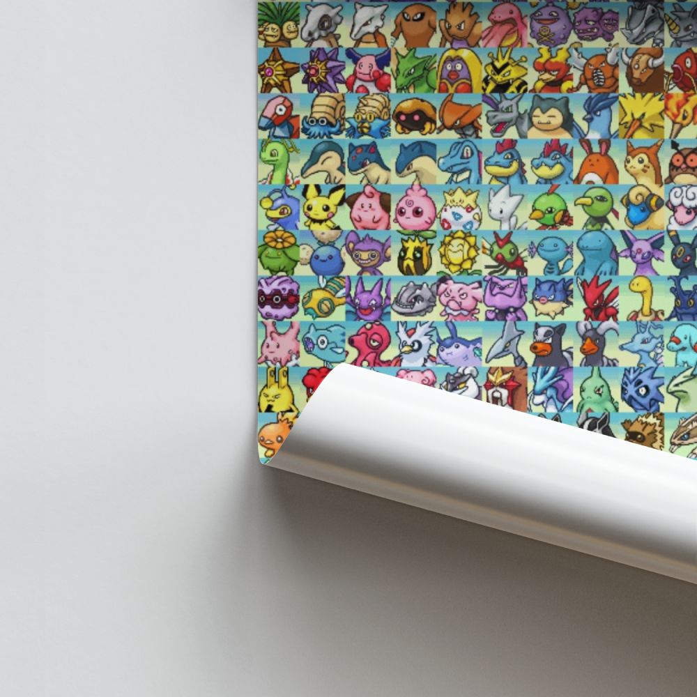 Poster Pokemon-Liste