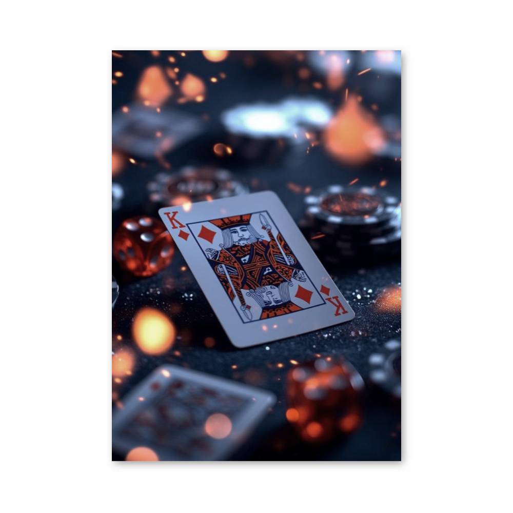 Poster Roi de Carreau