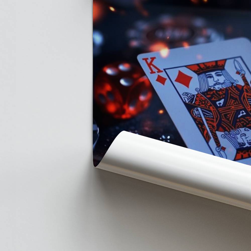 König der Karo-Poster