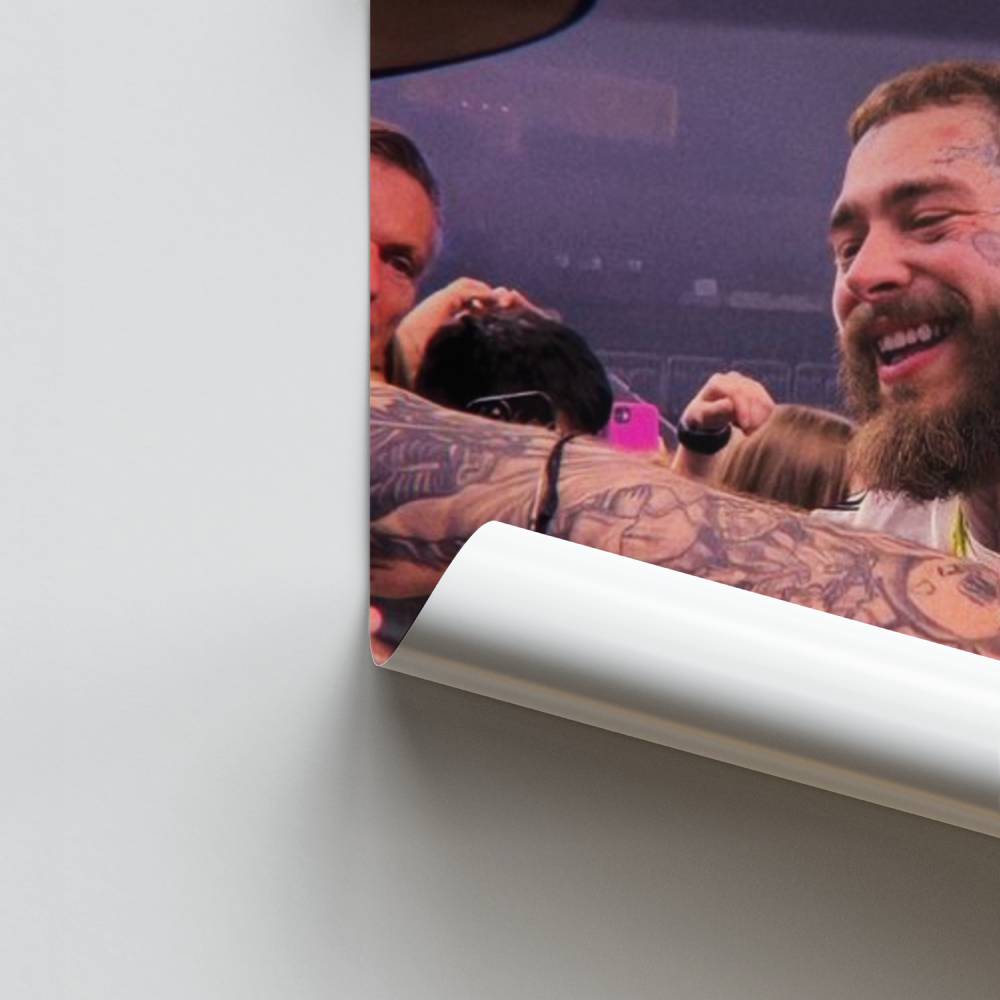 Poster Treffen mit den Fans