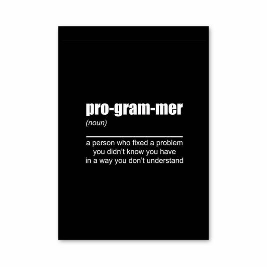 Poster Programmer Definition