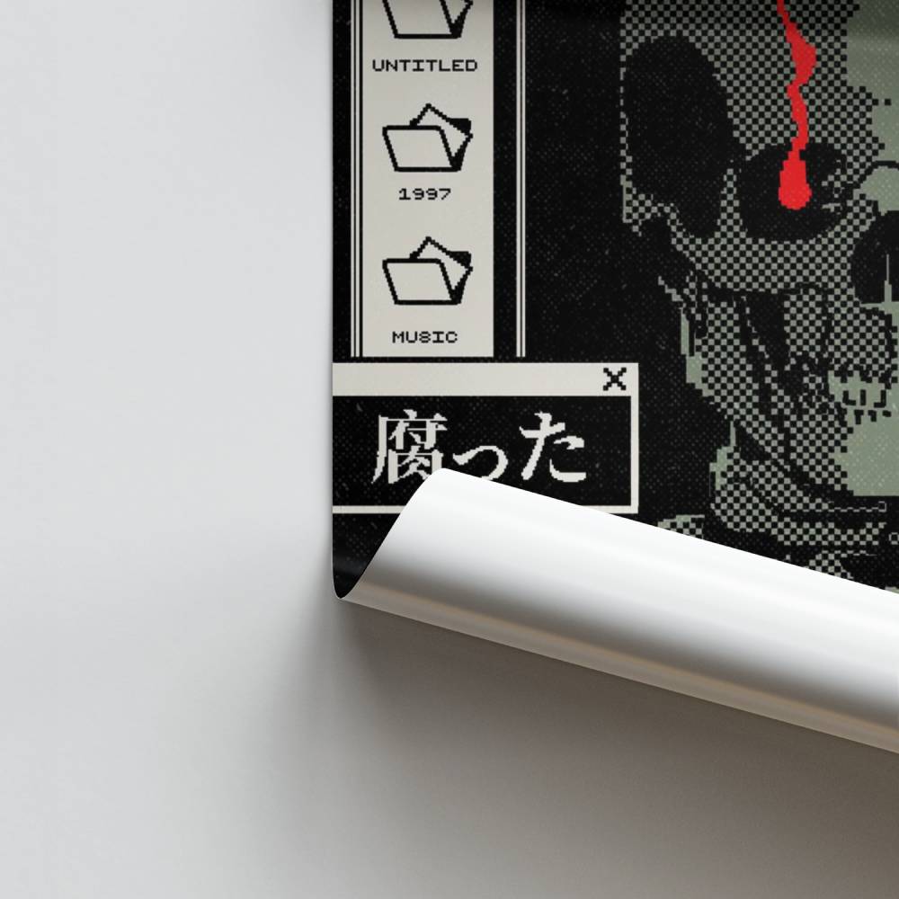 Skelett-Code-Poster