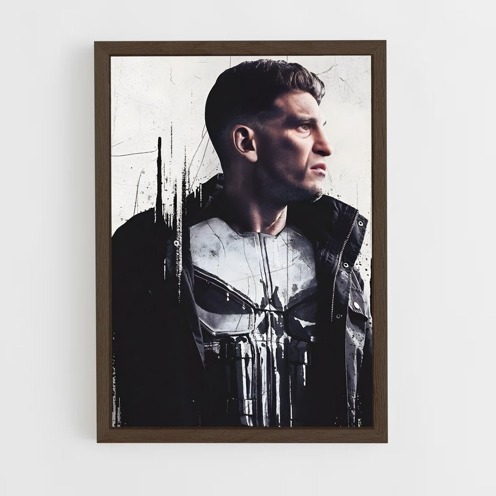 punisher-2 cadre Bois foncé