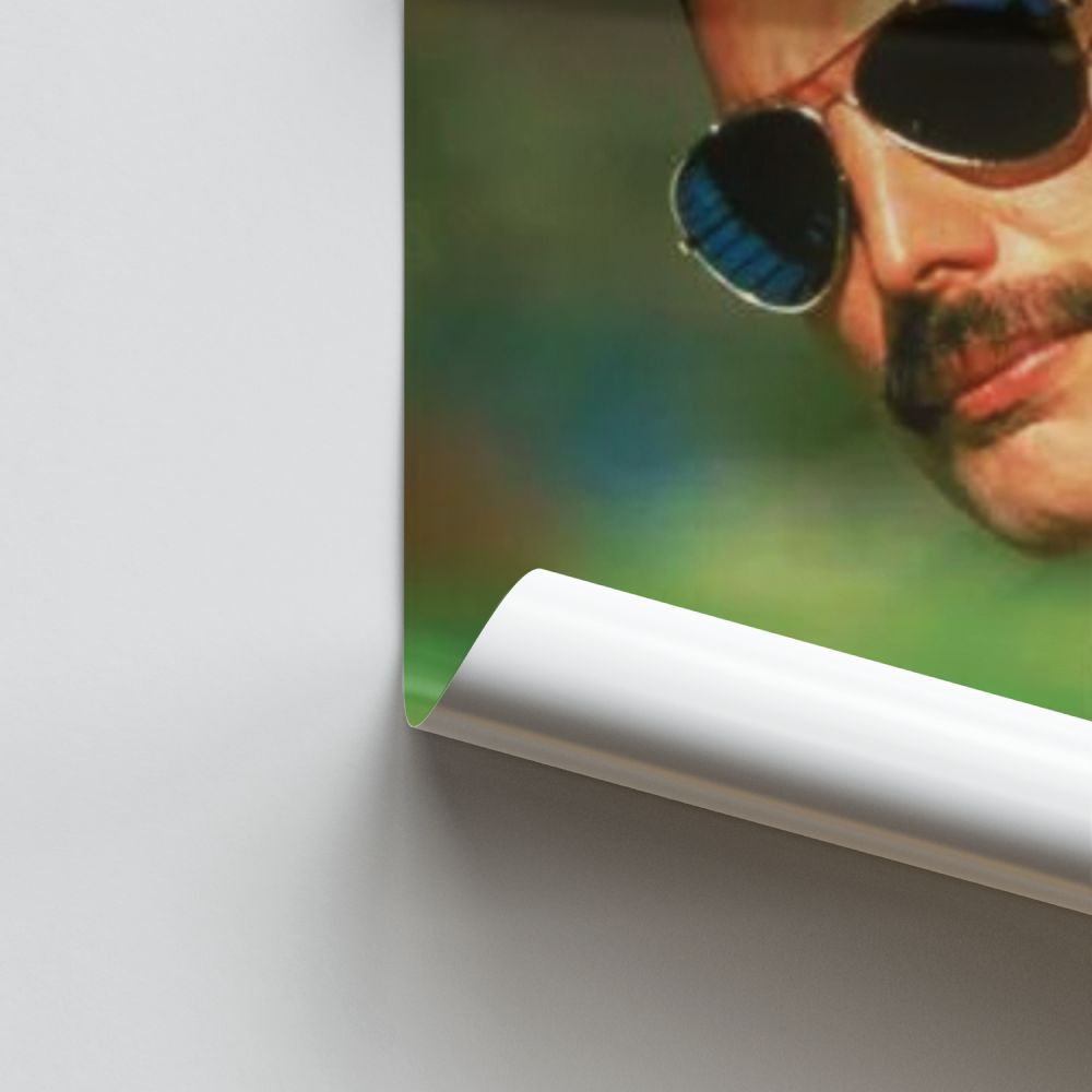Poster Freddy Mercury Schnurrbart