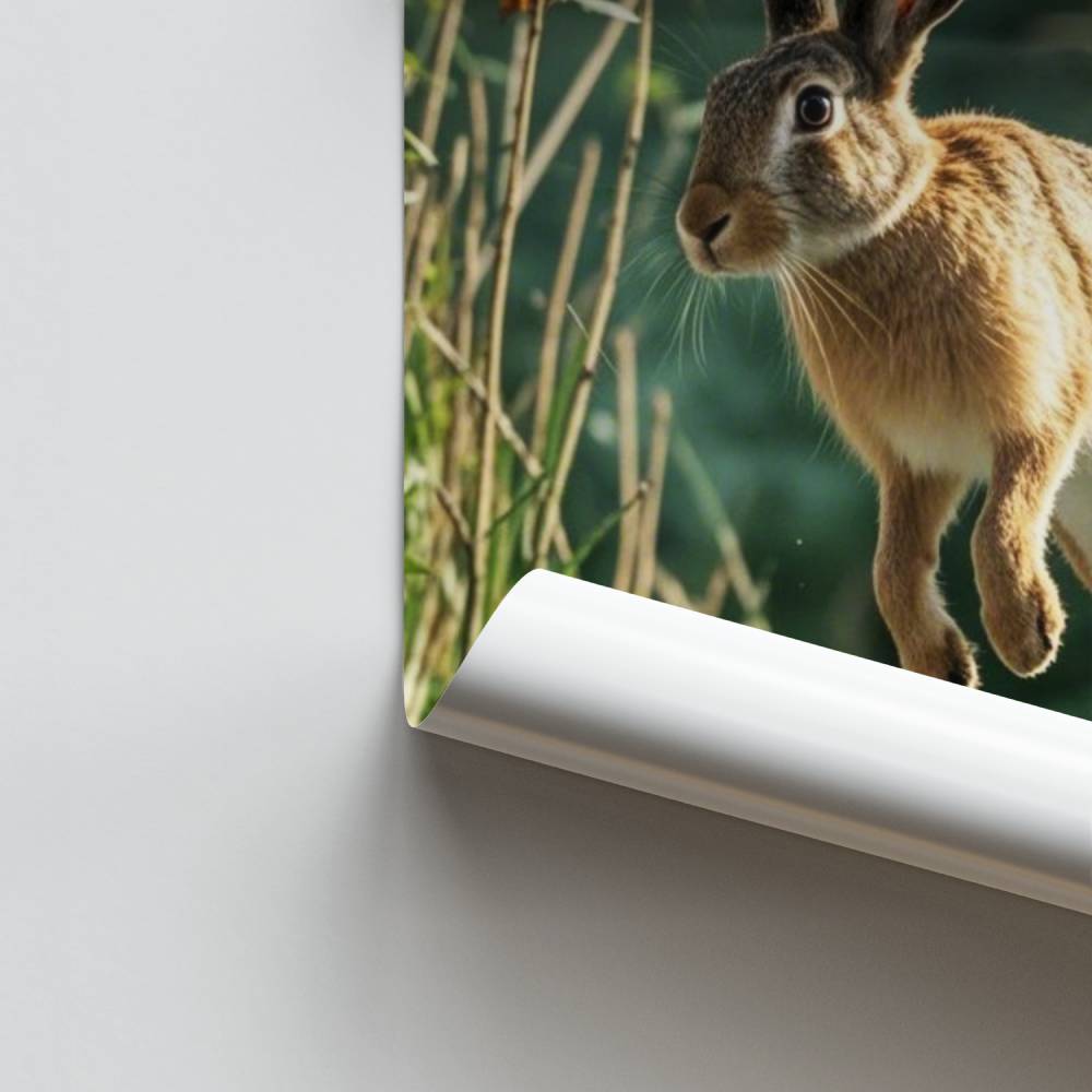 Hasen-Springen-Poster