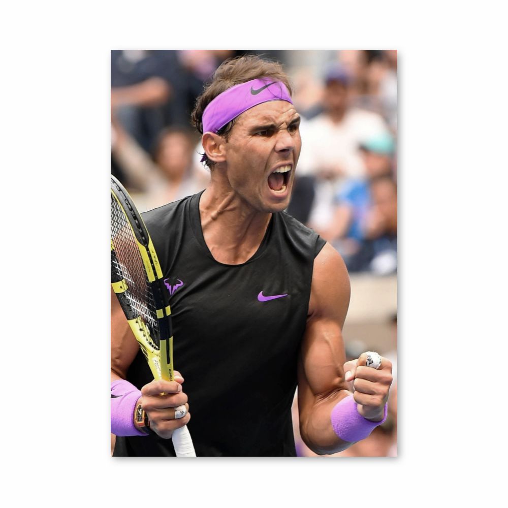 Poster Rafael Nadal Lila Ästhetische Poster – Aesthetic Posters