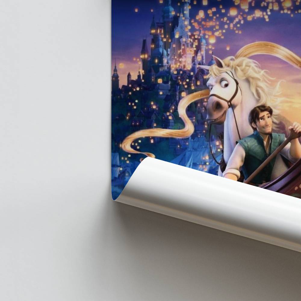 Erleuchtetes Reiseplakat