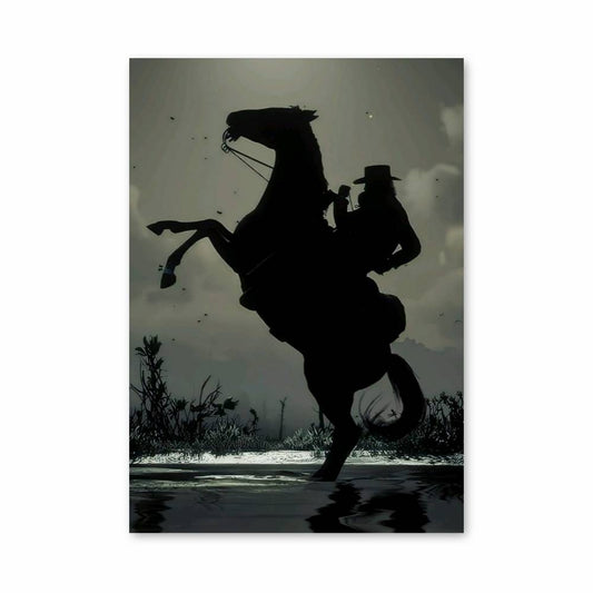 Poster Cavalier Sauvage