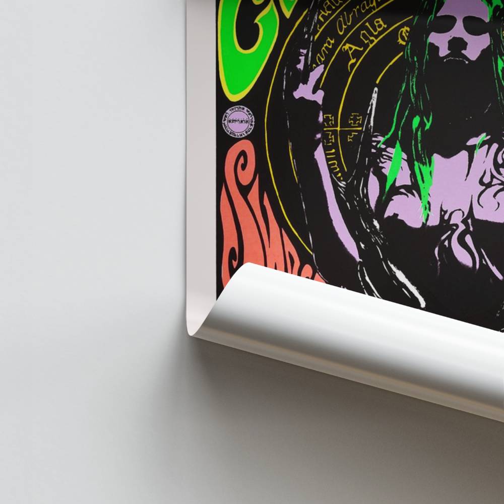 Poster Psychédélique Rock 90s