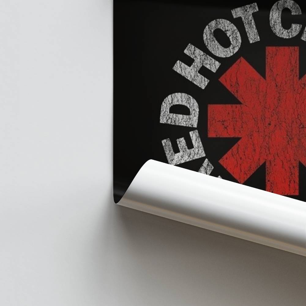 Poster mit brennendem Stern