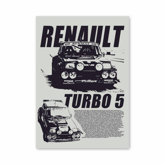 Poster Renault Turbo 5