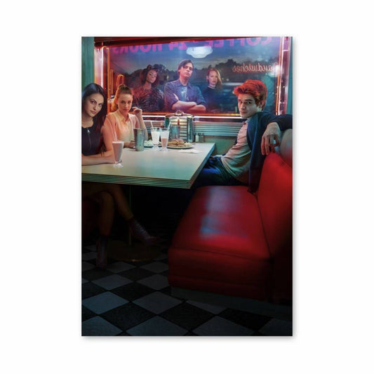 Poster Ambiance Rétro Diner