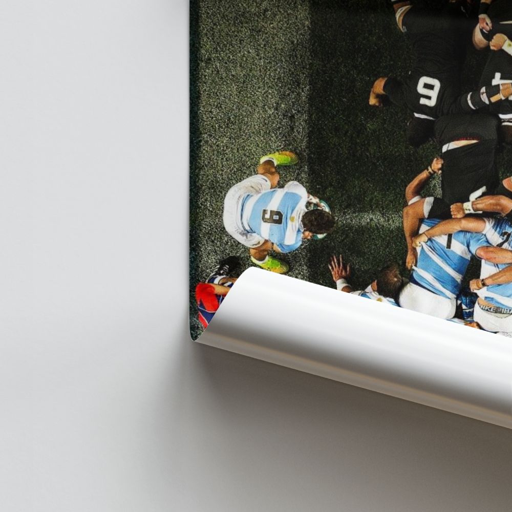 Poster Rugby-Nahkampf