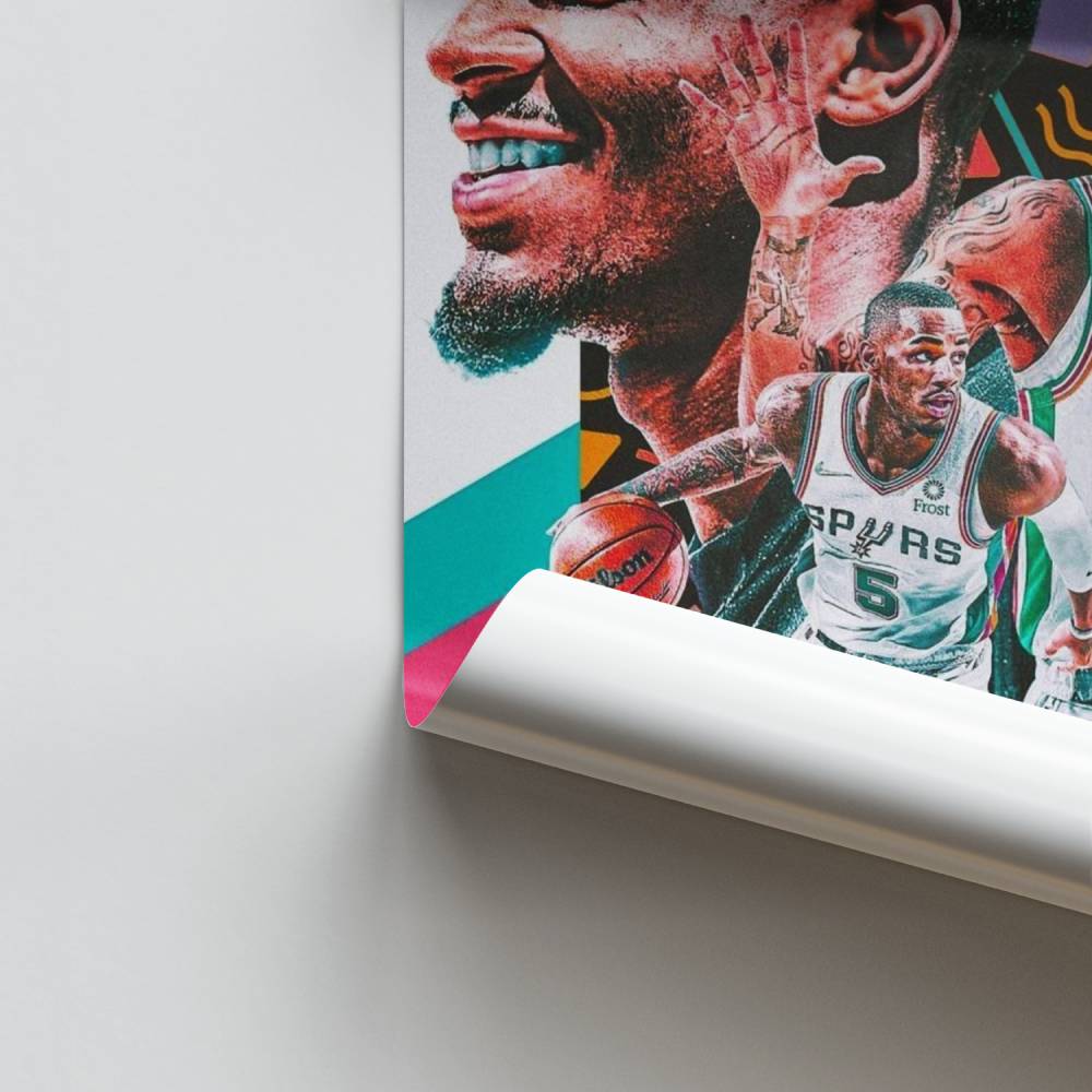San Antonio Basketball-Poster