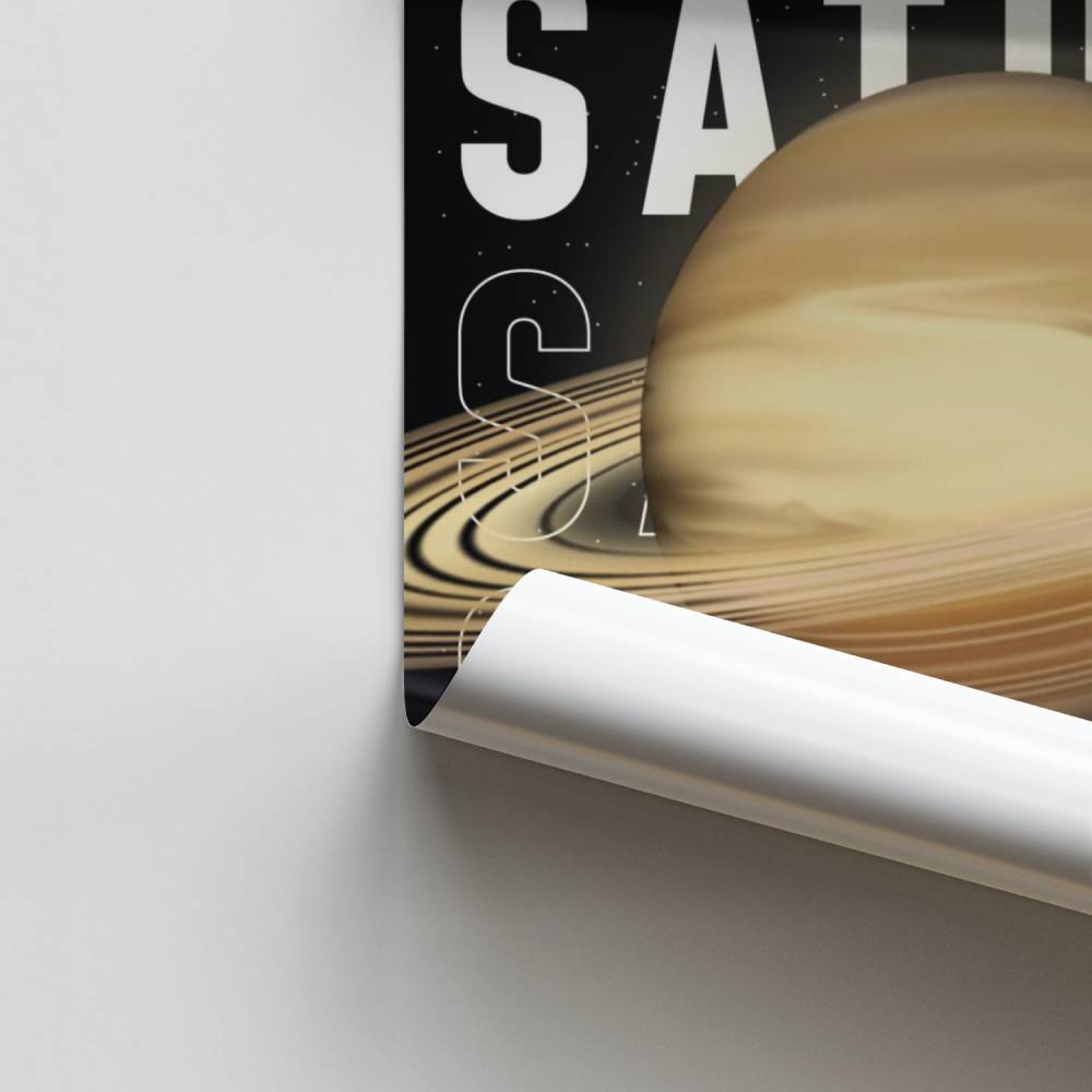 Saturn-Systemplakat