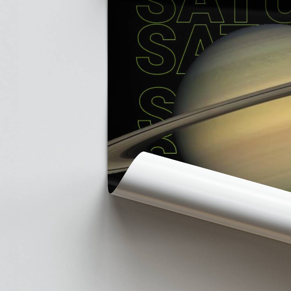 Poster Planet Saturn