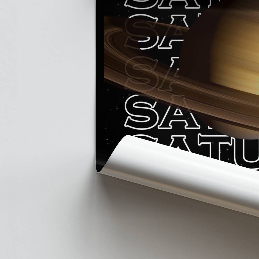 Poster zur Saturnfinsternis