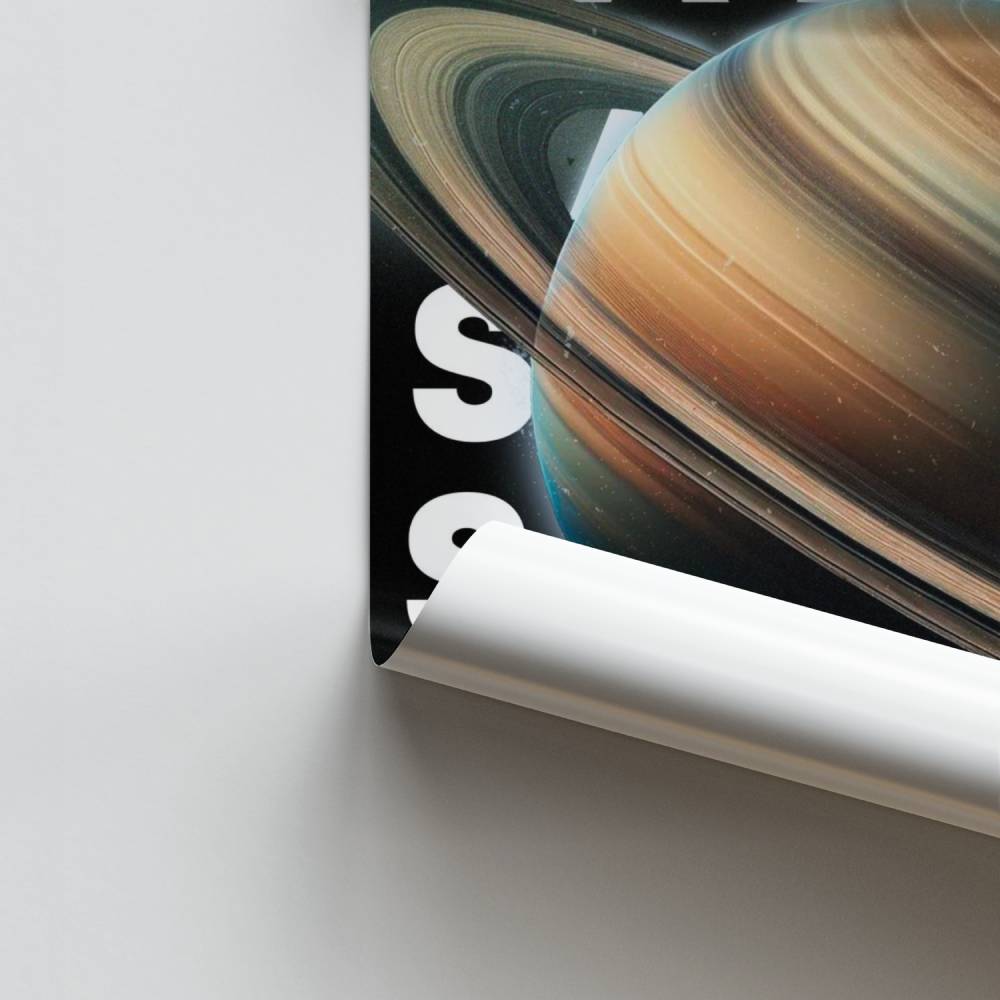 Poster Saturn Beredsamkeit