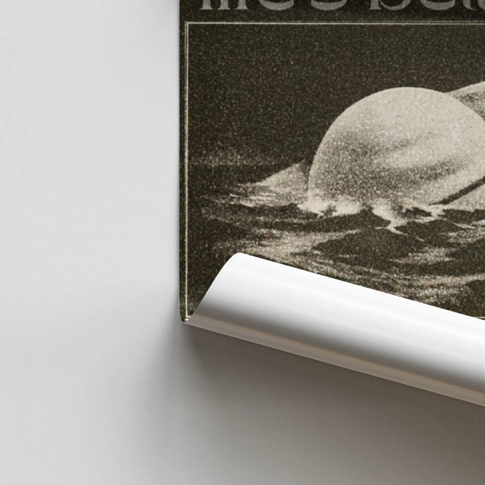 Poster Vivre sur Saturne