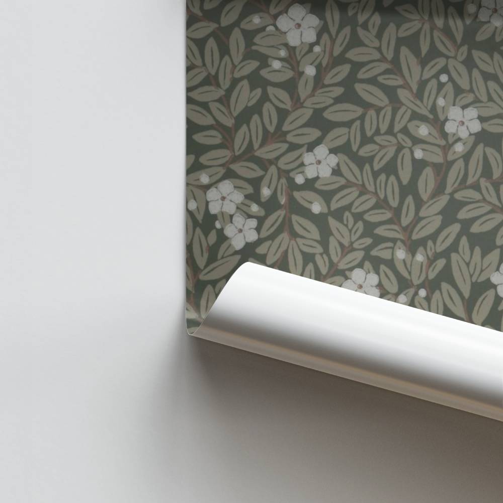 Nordisches Blumenposter