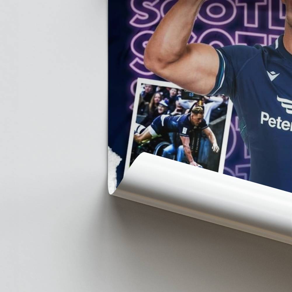Duhan schottisches Rugby-Poster