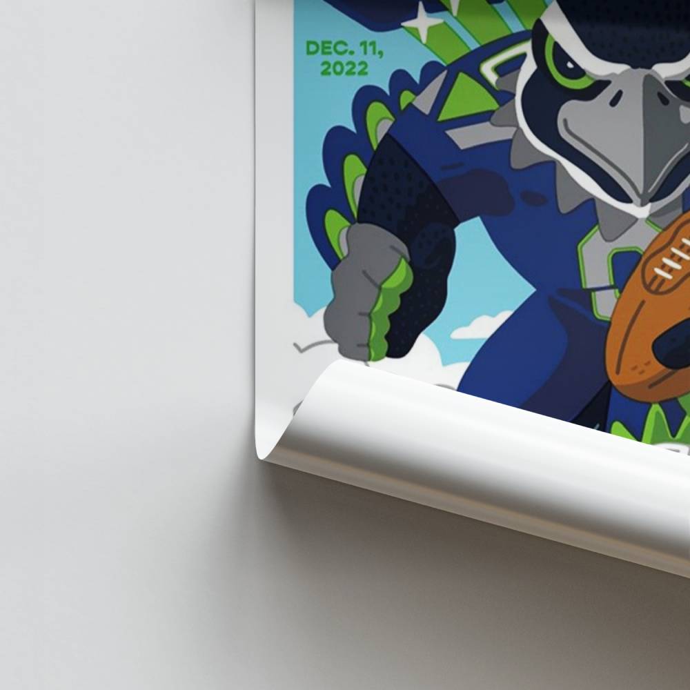 Seahawks-Intensitätsplakat
