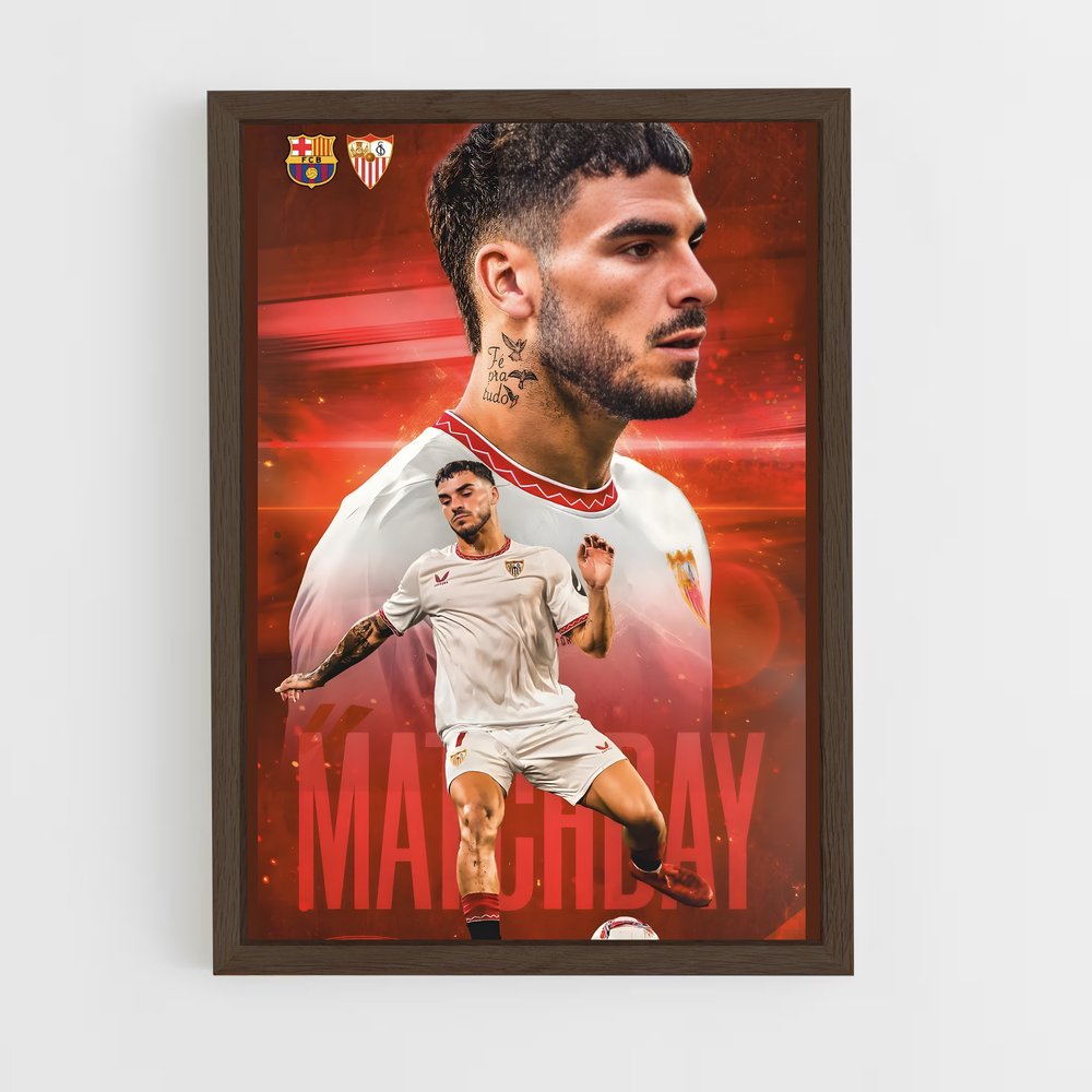 sevilla-fc-12 cadre Bois foncé