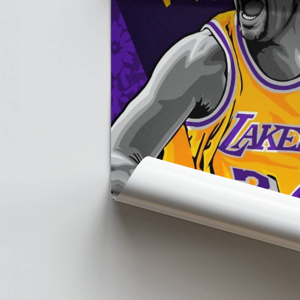 Poster Shaq Lakers Dominanz