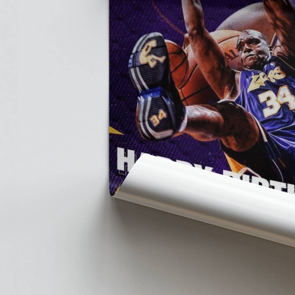 Alles Gute zum Geburtstag Shaq Poster