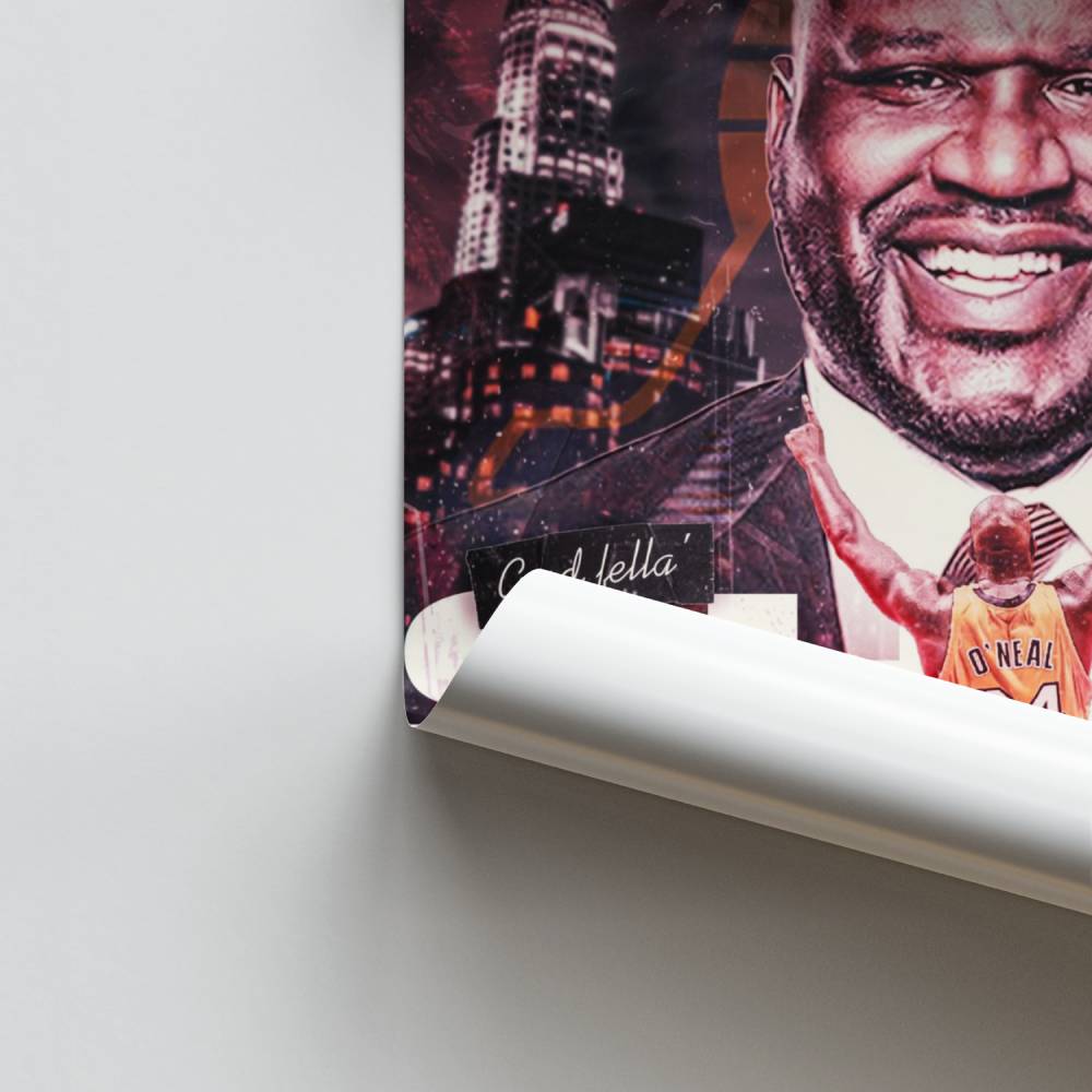 Shaq-Größenplakat