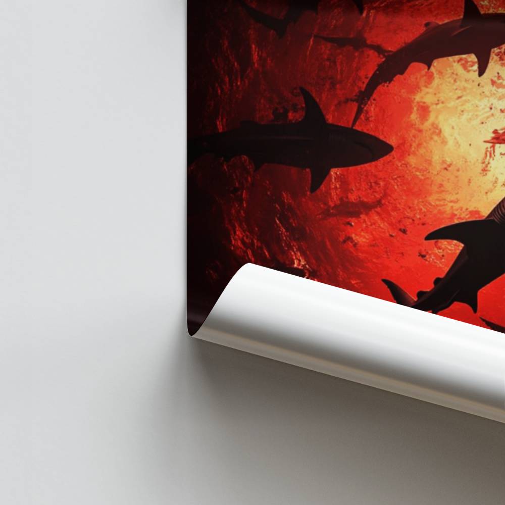 Poster Dawn of the Sharks