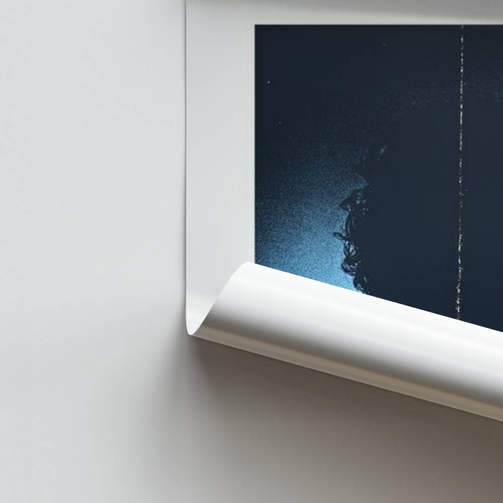Musikalisches Silhouette-Poster