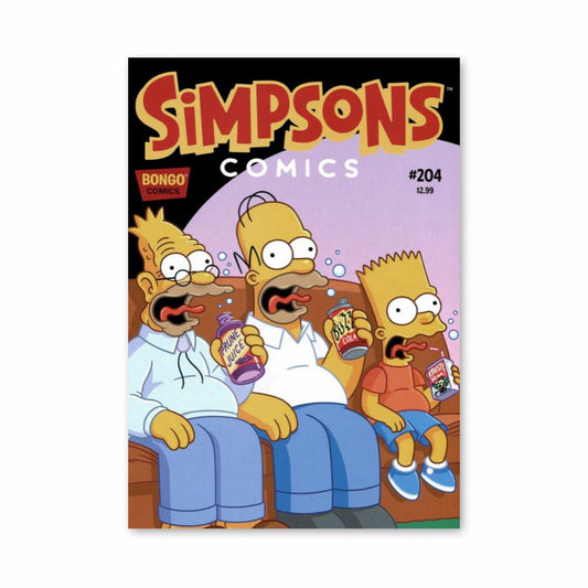 Poster Simpsons Bière