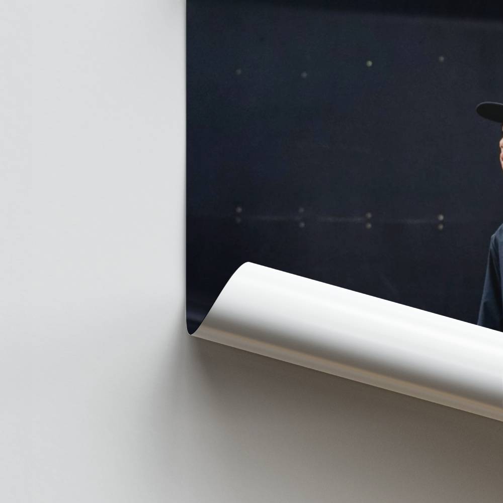 Poster Skater-Haltung