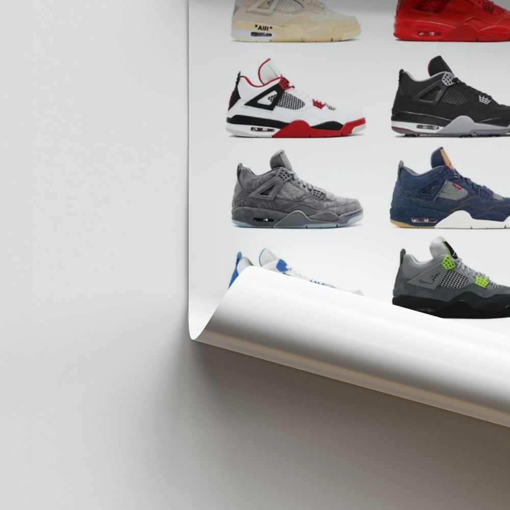 Nike Air Jordan 4 Poster