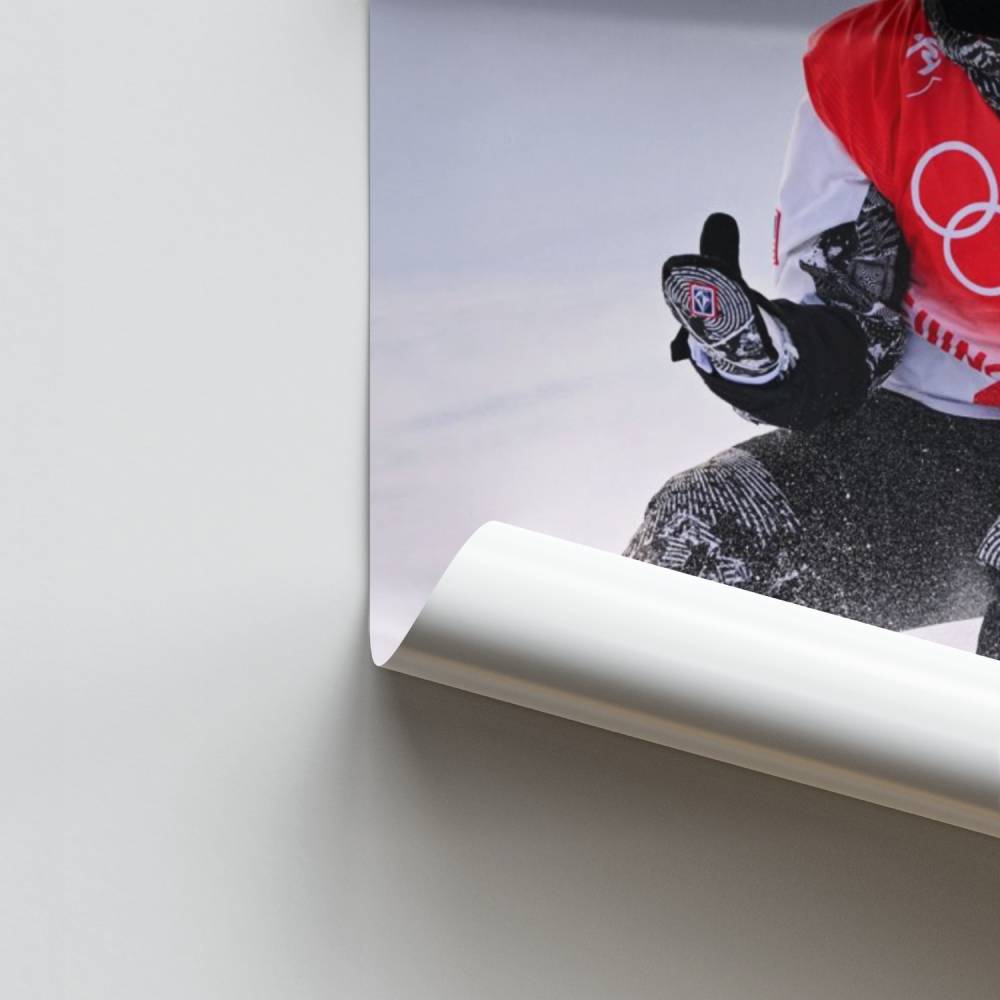 Poster Snowboard-Gewinner
