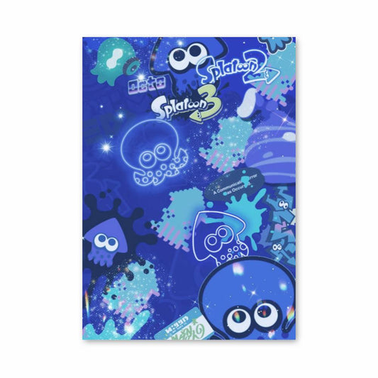 Poster Turquoise Splash