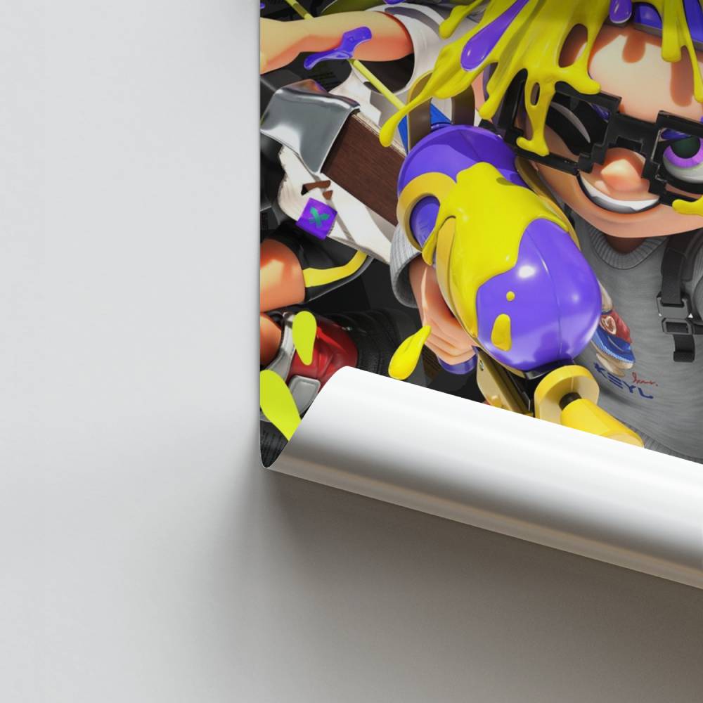 Poster Tintenspritzer 3