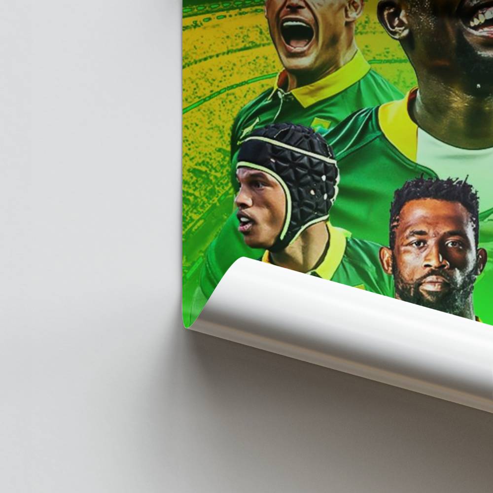 Poster Triumph Rugby Springboks