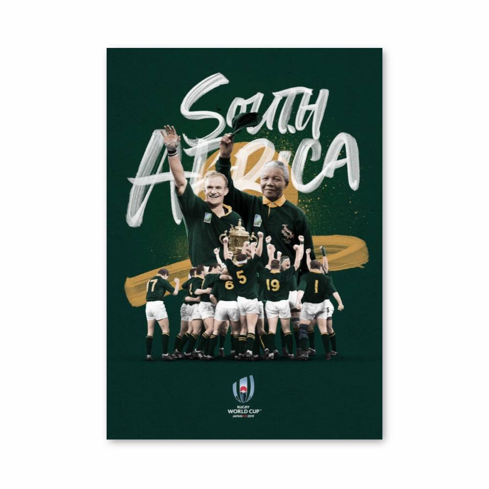 Poster Victoire Sud-Africaine